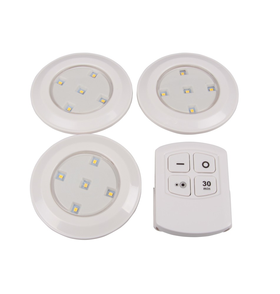 Lampa podszafkowa LED 3x 5LED z pilotem 4000K | LVT
