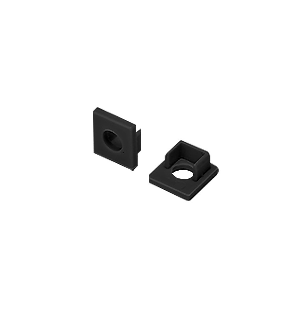 Zaślepka Masterled GK 10mm czarna z otworem | LVT