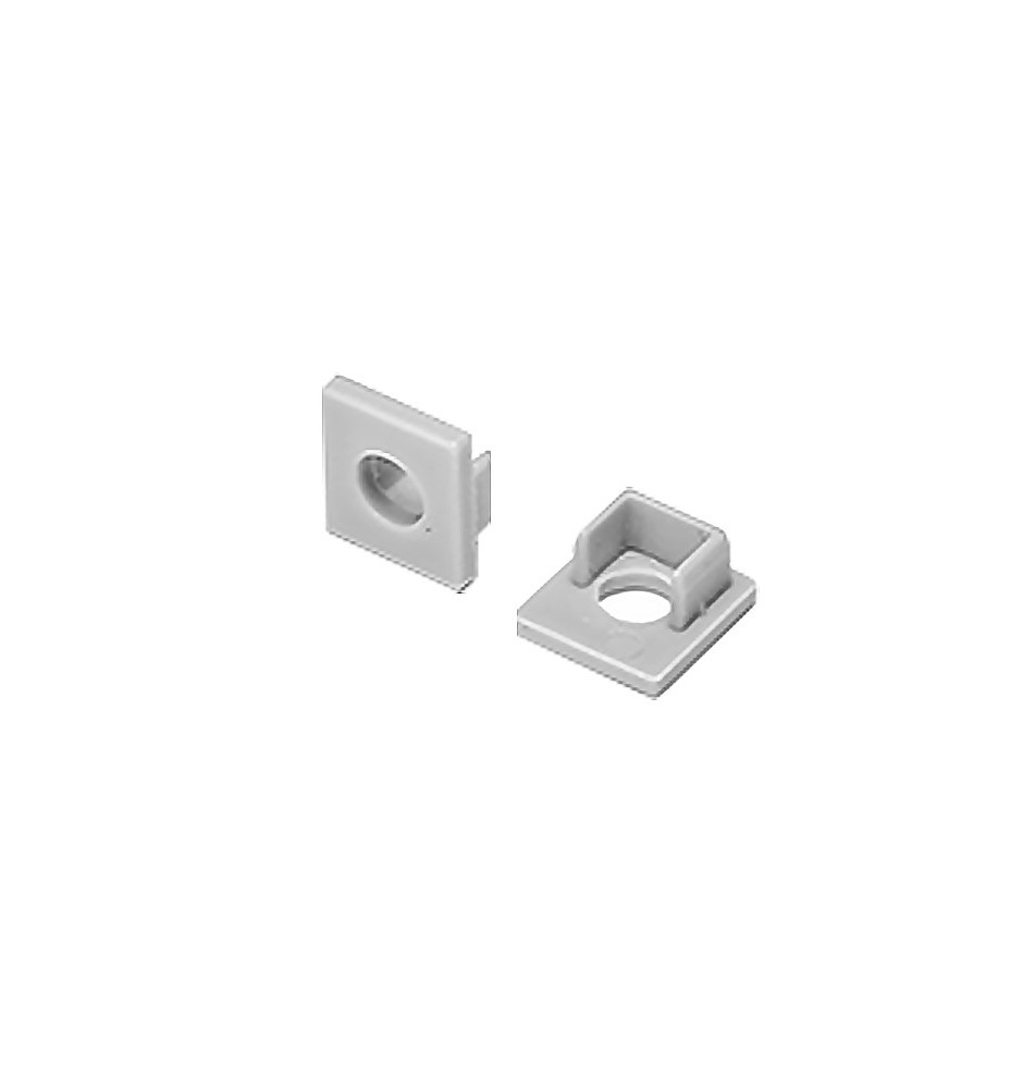 Masterled GK 10mm Gray End Cap with Hole | LVT