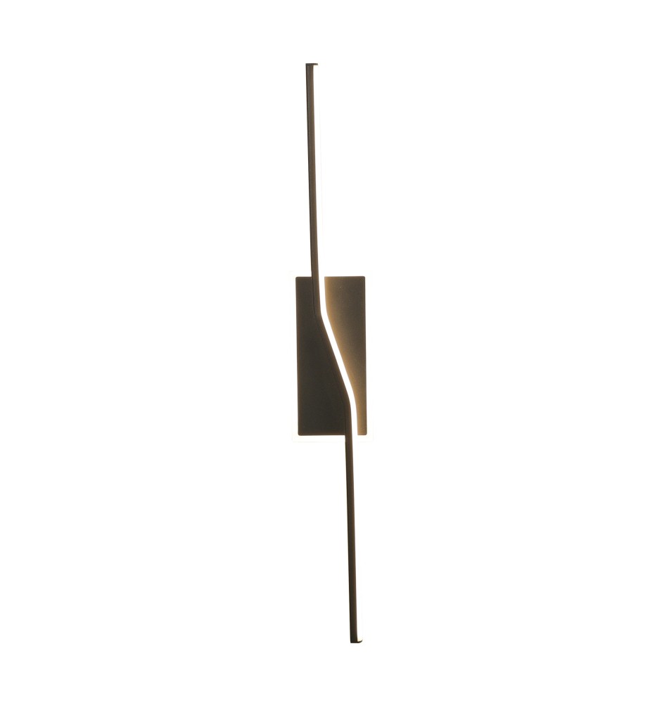 Kinkiet ścienny LED 12W 60cm 4000K czarny | LVT