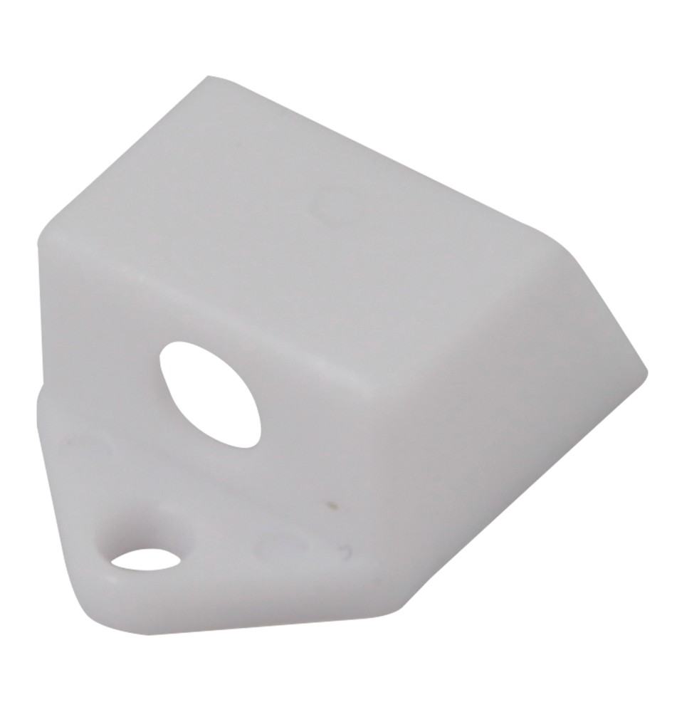 Masterled Slim Gray End Cap with Hole | LVT