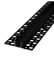 Profil Led Masterled GK do płytek 2m czarny | LVT