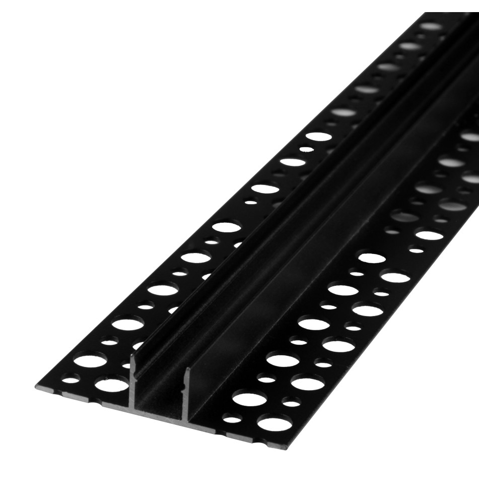 Profil Led Masterled GK do płytek 2m czarny | LVT