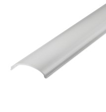 Masterled Angled Profile Cover, 2 m, Transparent | LVT