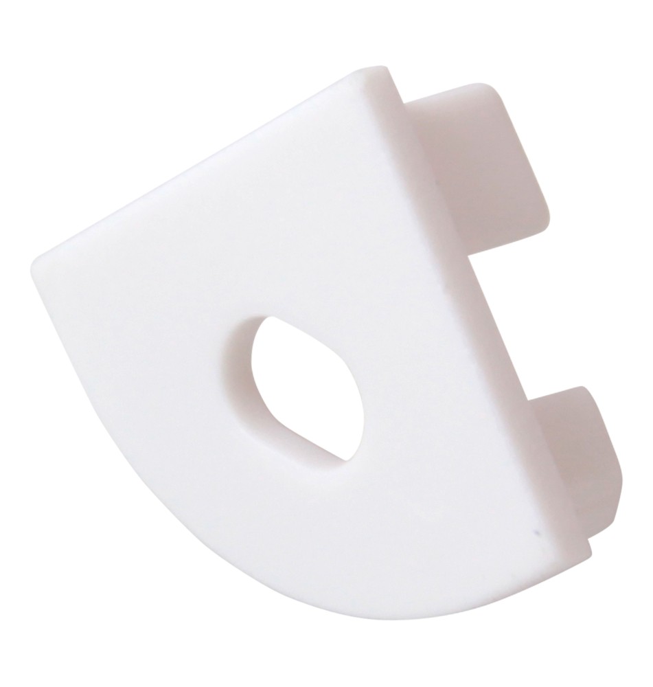 Zaślepka Masterled Kątowa szara z otworem