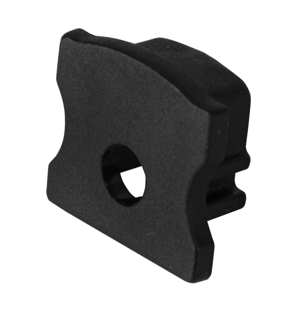 Zaślepka Masterled GK 12mm czarna z otworem