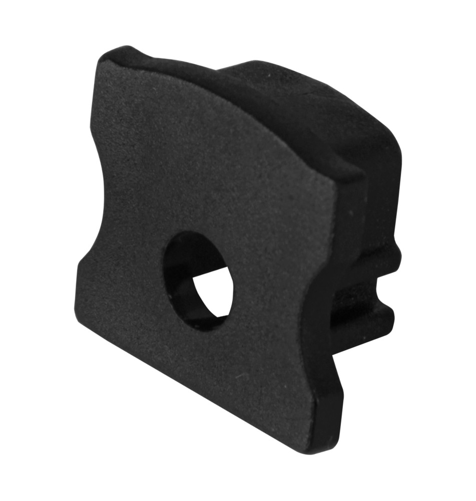Zaślepka Masterled GK 12mm czarna z otworem | LVT