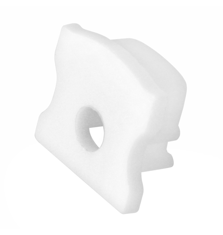 Masterled GK 12mm White End Cap with Hole | LVT