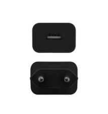 Zasilacz wtyczkowy 5V/1A 1x USB DC czarny | LVT