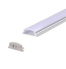 Masterled Flexible LED Profile, 2 m, Anodized, Frosted | LVT