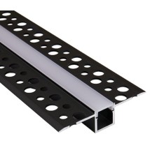 Profil Led Masterled GK 10mm 1m czarny mleczny | LVT