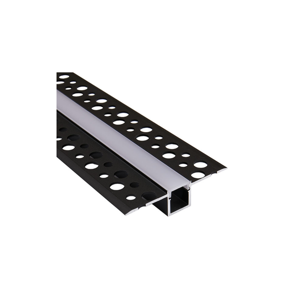 Profil Led Masterled GK 10mm 1m czarny mleczny