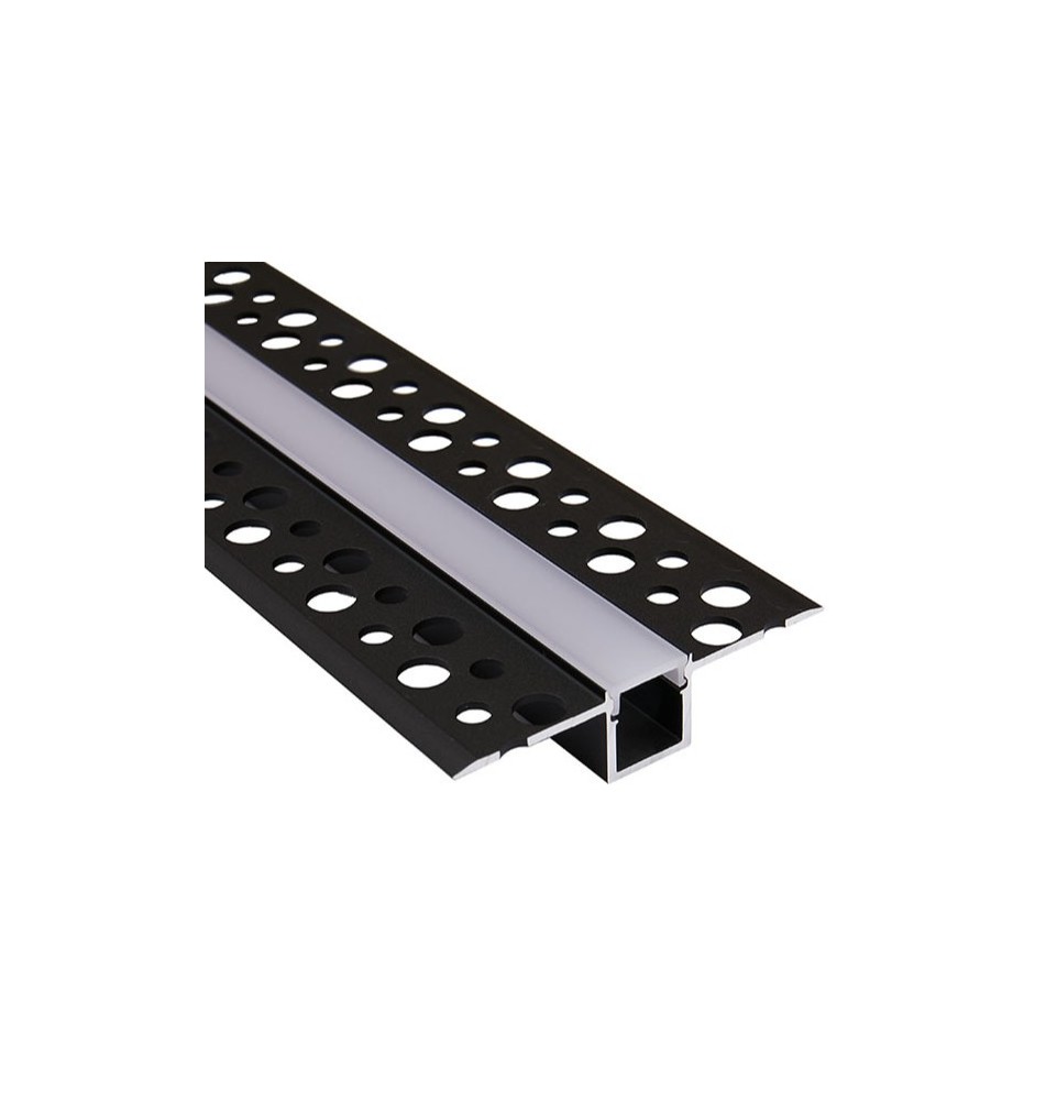 Profil Led Masterled GK 10mm 2m czarny mleczny | LVT