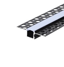 Profil Led Masterled GK 12mm 2m czarny mleczny | LVT