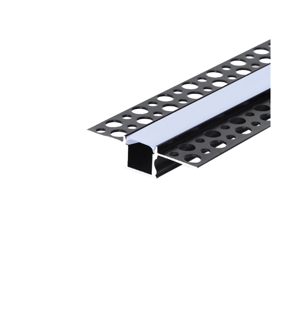 Profil Led Masterled GK 12mm 2m czarny mleczny | LVT