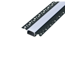 Profil Led Masterled GK 20mm 2m czarny mleczny