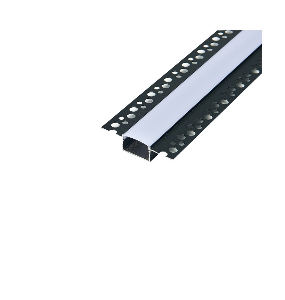 Profil Led Masterled GK 20mm 2m czarny mleczny | LVT