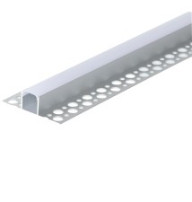 Masterled GK LED Profile for 2-meter Tiles, Milky Anodized | LVT