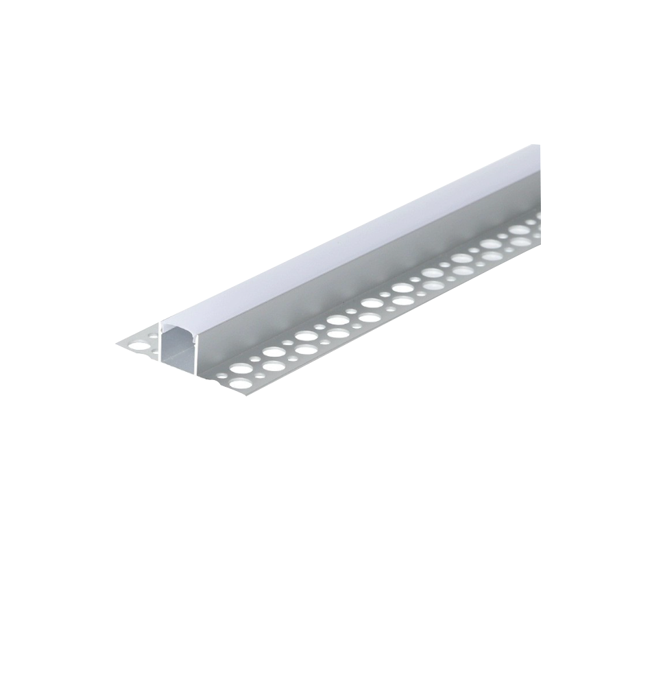 Profil Led Masterled GK do płytek 2m anodowany mleczny
