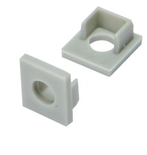 Masterled GK LED Profile for 2-meter Tiles, Milky Anodized | LVT