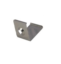 Masterled Angled LED Profile, 2 m, Milk-White Anodized | LVT