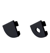 Masterled Angled LED Profile, 2 m, Milky Black | LVT
