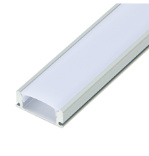 Profil Led Masterled Nawierzchniowy 1m anodowany mleczny