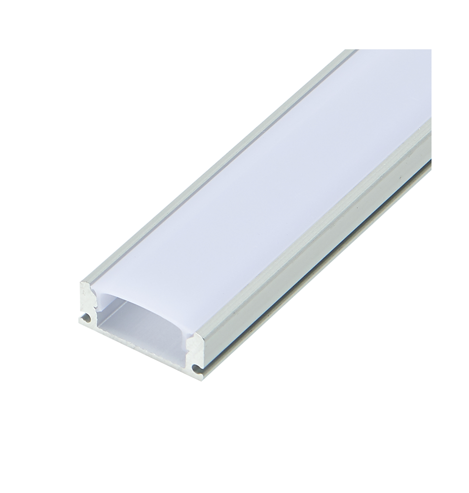 Profil Led Masterled Nawierzchniowy 1m anodowany mleczny