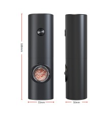 Elektryczny młynek do pieprzu i soli zestaw 2 szt.