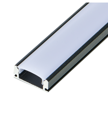 Profil Led Masterled Nawierzchniowy 2m czarny mleczny