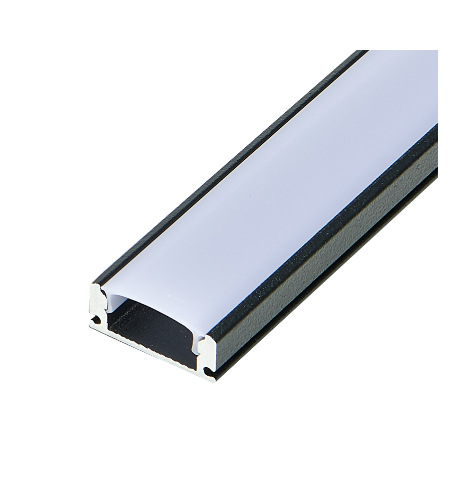 Profil Led Masterled Nawierzchniowy 2m czarny mleczny