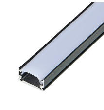 Profil Led Masterled Slim 1m czarny mleczny | LVT