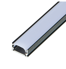 Profil Led Masterled Slim 1m czarny mleczny