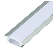 Profil Led Masterled Wpuszczany 1m anodowany mleczny