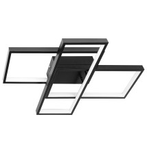Galaxis Orion LED Chandelier, 56x37x8 cm, 72 W, Black | LVT