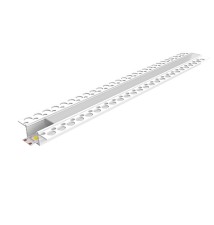 Profil LED PCV 50x12 Wpuszczany GK biały 2m Klosz transparentny | LVT