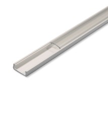 Profil LED PCV 16x7 Slim biały 2m Klosz transparentny | LVT