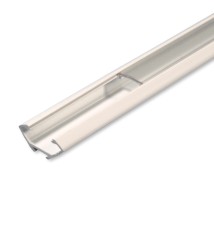 Profil LED PCV 22x12 Corner biały 1m Klosz transparentny | LVT