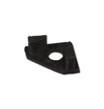 Master LED PVC Corner Trim with Hole, Black | LVT