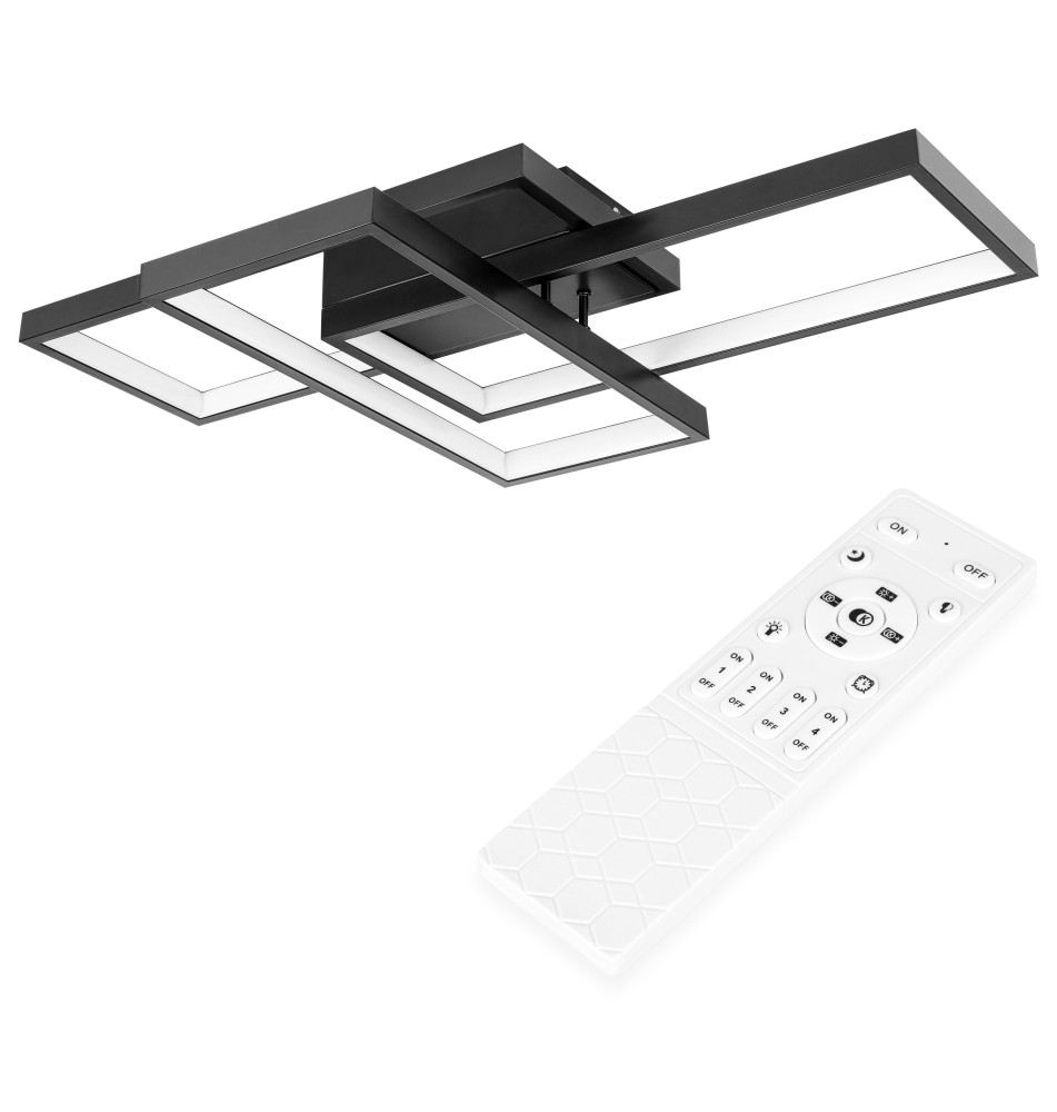 Żyrandol LED Galaxis Orion 56x37x8cm 72W czarny