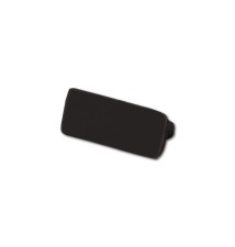 Master LED PVC Slim Solid Black End Cap | LVT