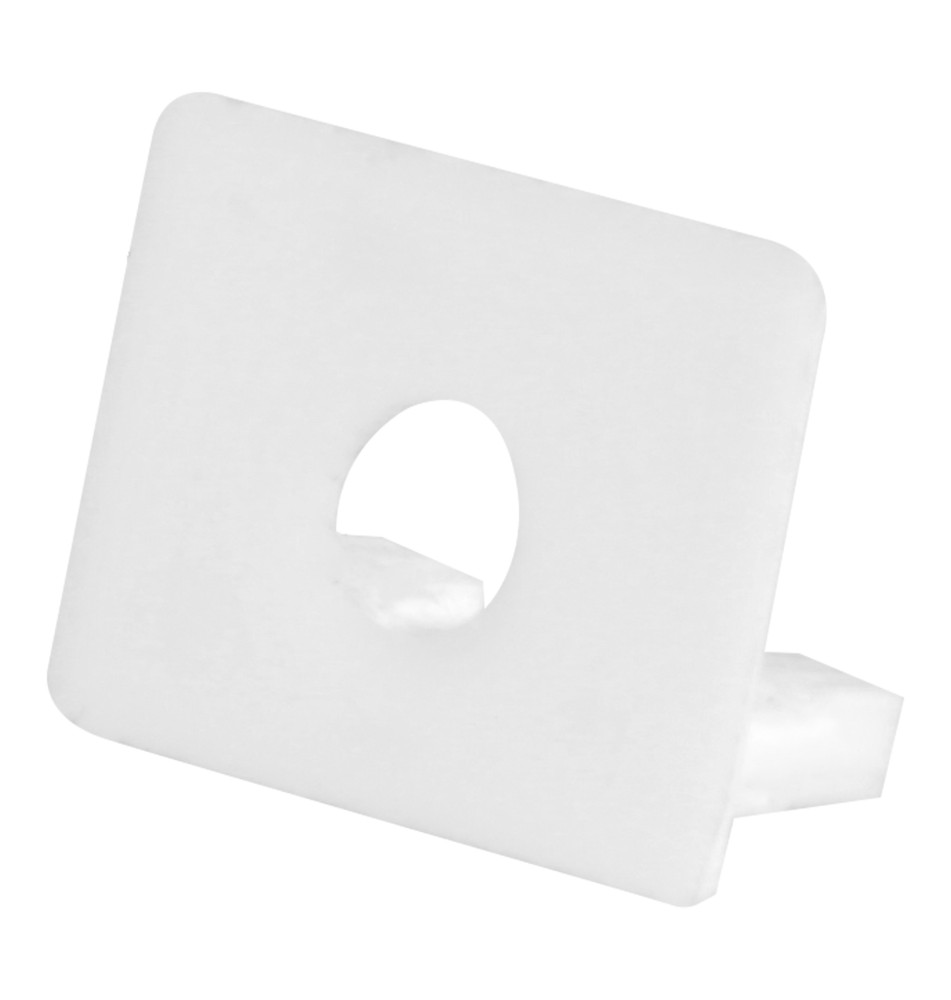 Zaślepka Master LED PCV GK Glazura z otworem biała