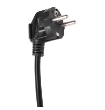 Przedłużacz Silo czarny 4x230V 1,5m włącznik