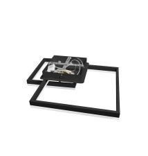 Żyrandol LED Galaxis Herkules 54x54x13cm 70W czarny | LVT