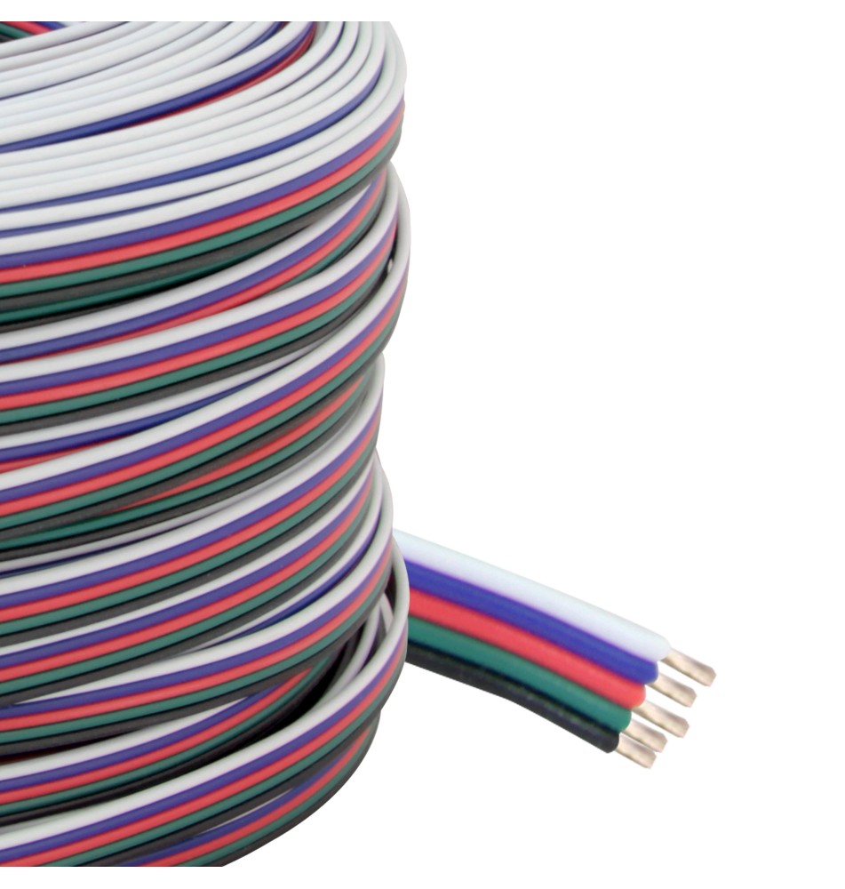 Przewód do taśm LED RGBW 5 żyłowy