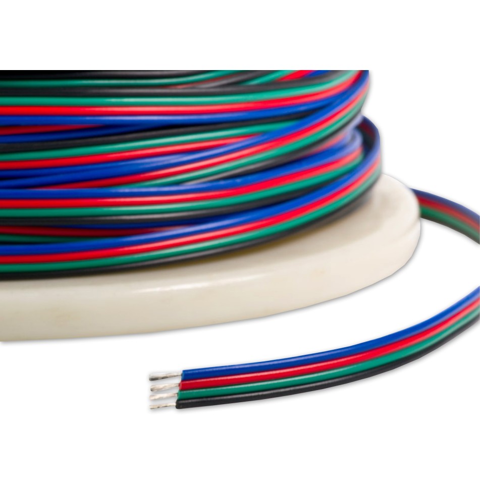 Przewód do taśm LED RGB 4 żyłowy