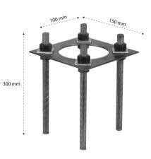 Kotwa do słupa oświetleniowego podstawa 15x15cm