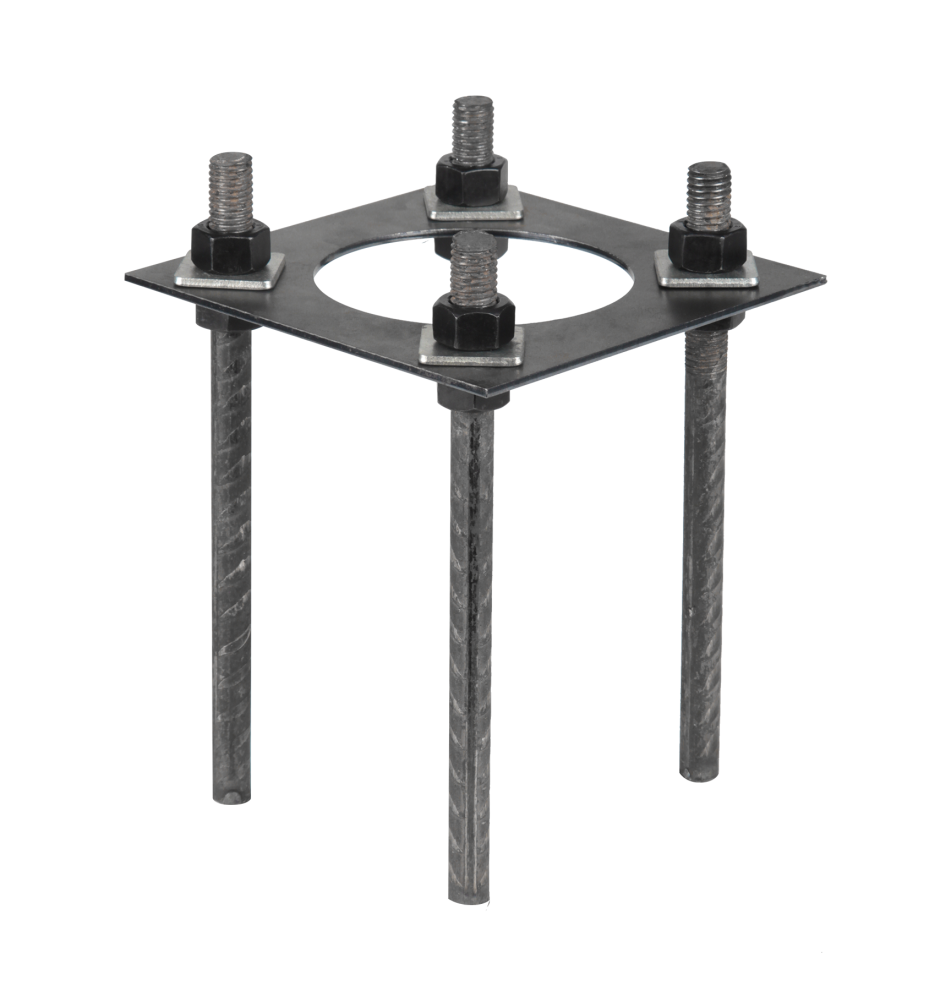 Kotwa do słupa oświetleniowego podstawa 15x15cm