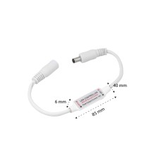5-24V 6A Mini RF LED Dimmer with DC Remote Control | LVT