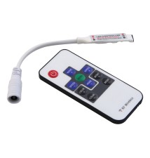 Sterownik LED RGB RF 5-24V 8A mini z pilotem DC